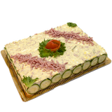 Brauðterta með skinku - 30-35 manna